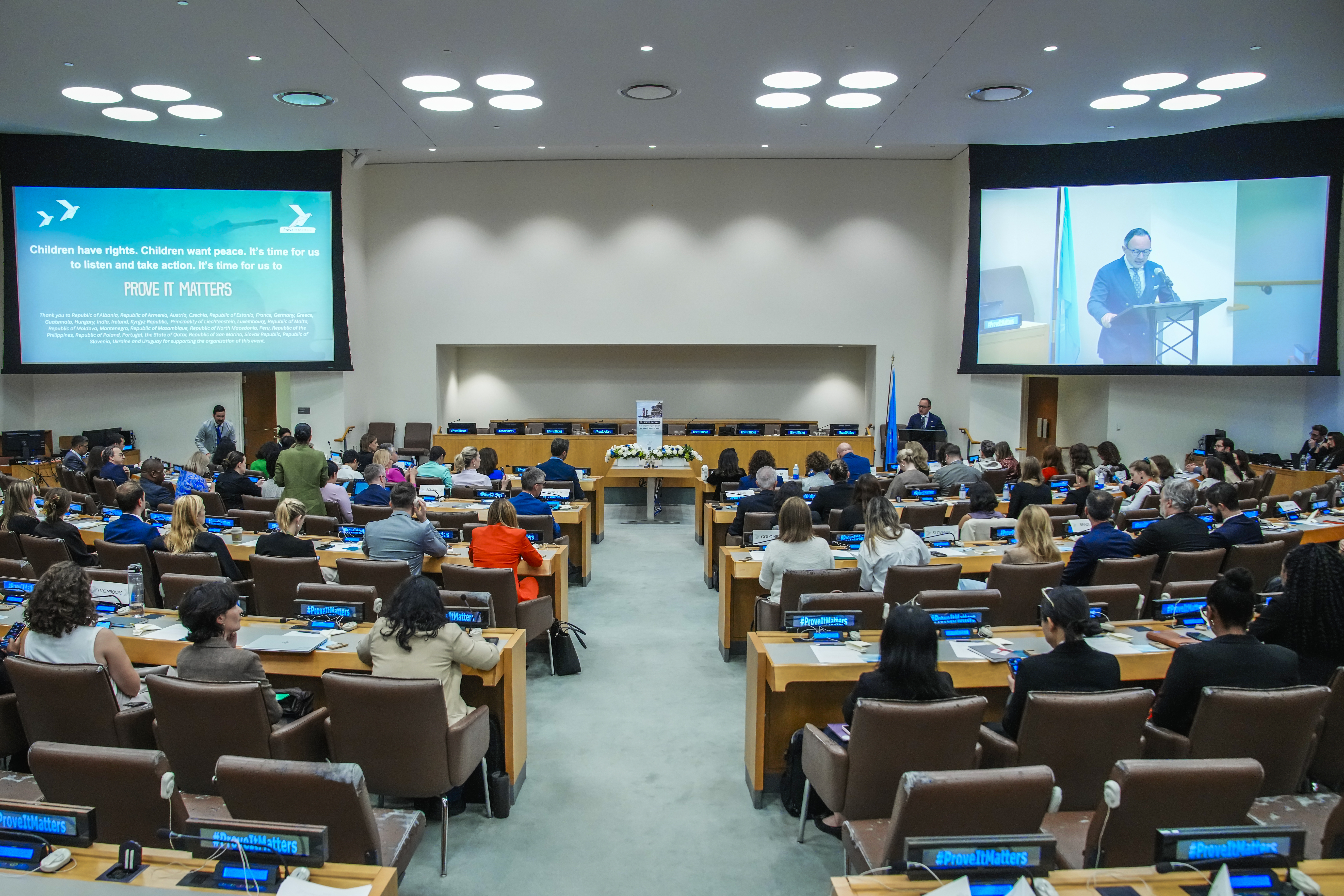 La intervenció del cap de Govern a l'esdeveniment de les Nacions Unides.