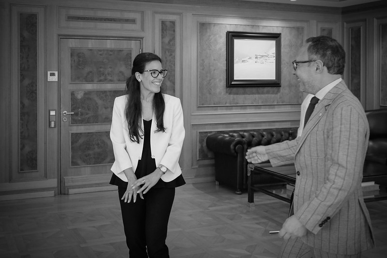 Acte de jurament de la secretària d'Estat d'Afers Financers Internacionals.