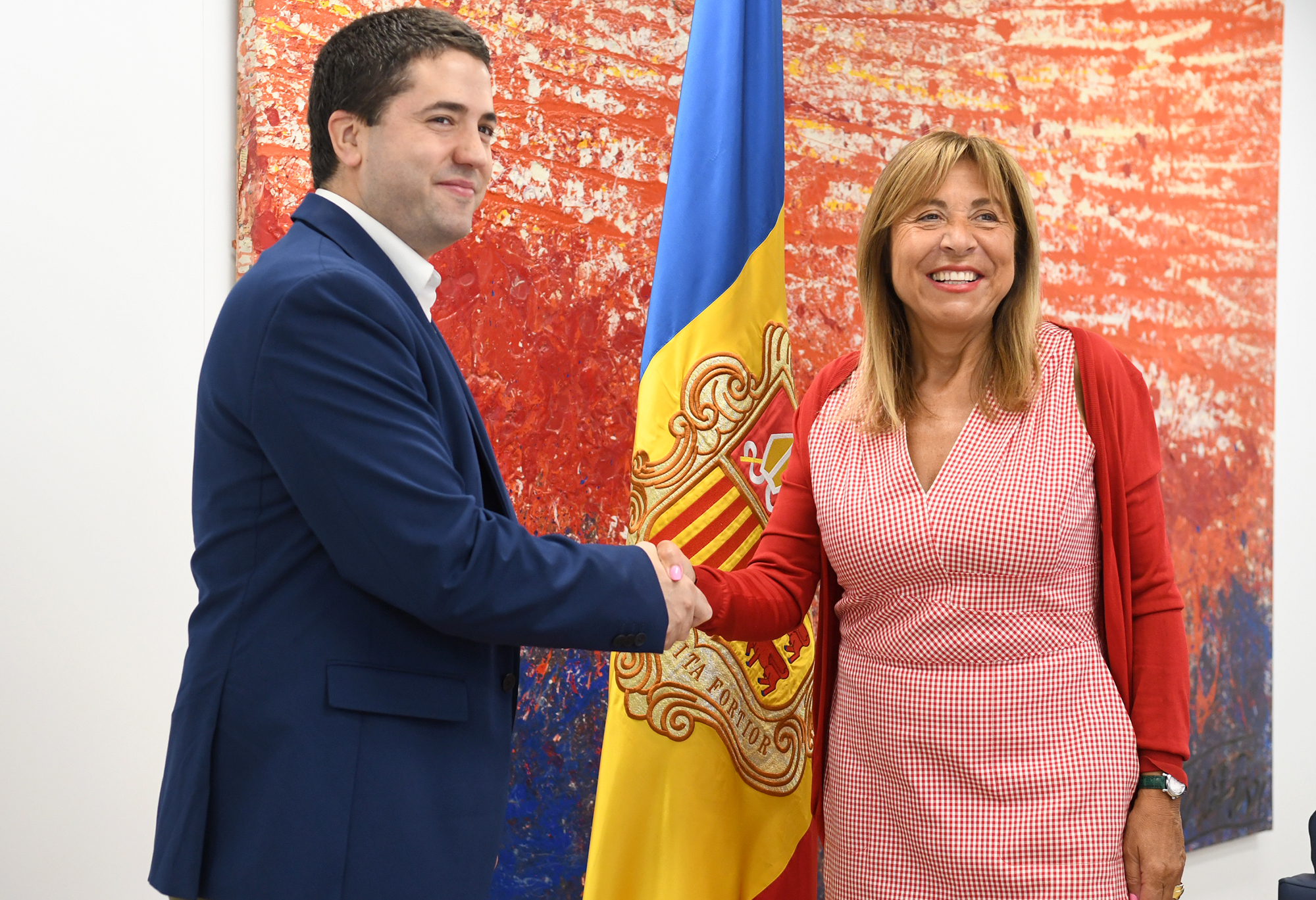 Conxita Marsol ha rebut Joan Barrera per tractar els desafiaments comuns en matèria econòmica, d’habitatge o d’immigració