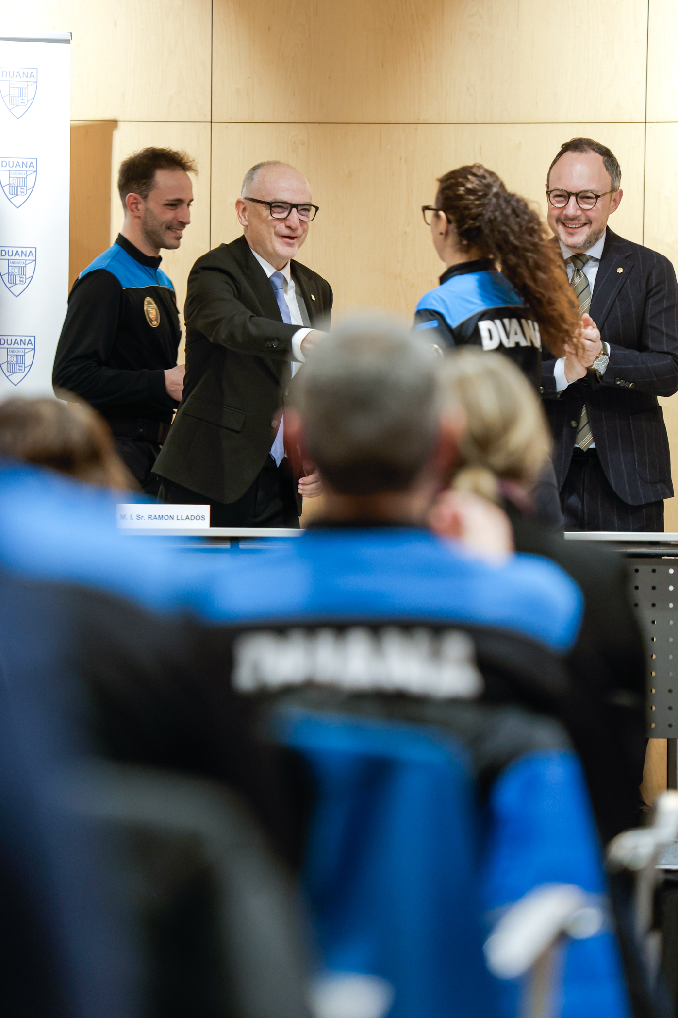 Reconeixement als duaners durant la celebració del Dia internacional del Cos de Duana