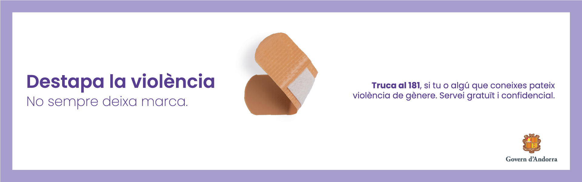 El Govern, compromès amb la lluita contra la violència envers les dones