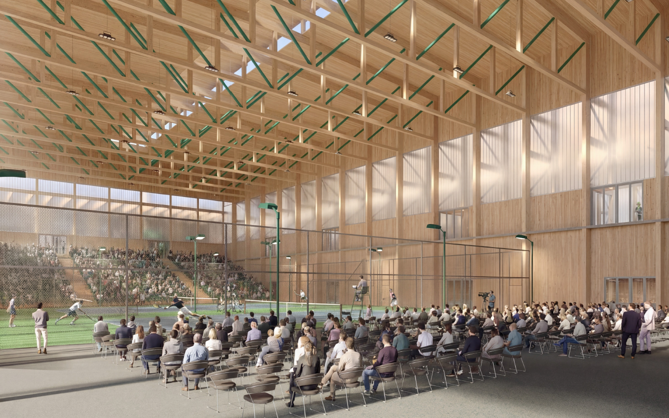 Imatge interior del futur espai multifuncional. Font: Altura Arquitectes / Comú Andorra la Vella.