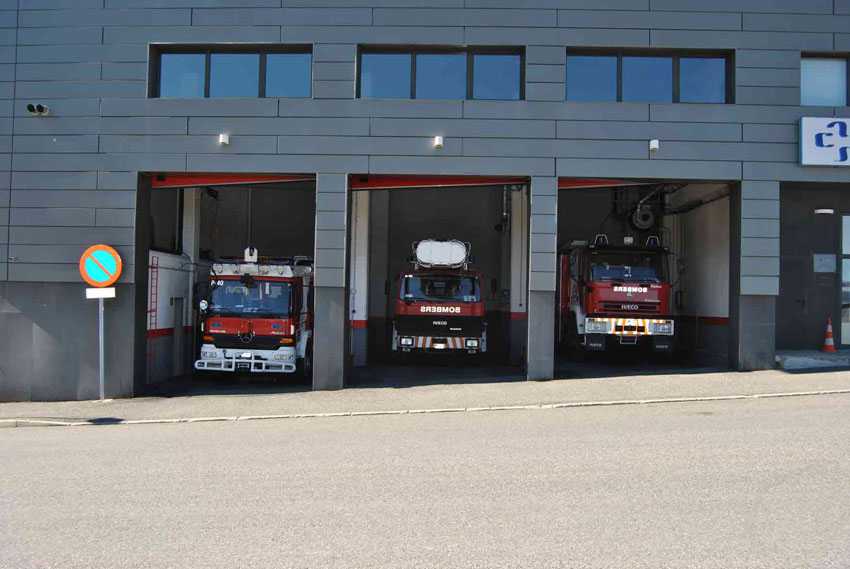 Parc bombers Pas de la Casa (sortida de vehicles)