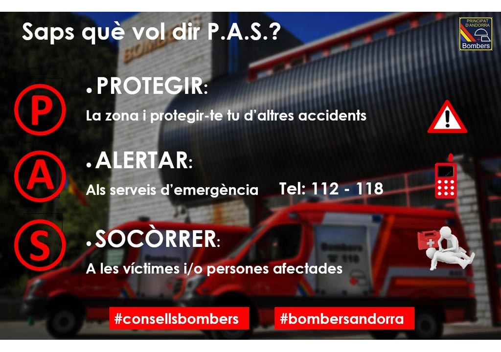 Saps què vol dir PAS? Protegir, alertar e socòrrer