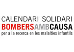 Logo Calendari Solidari Bombers amb causa per la recerca en les malaties infantils