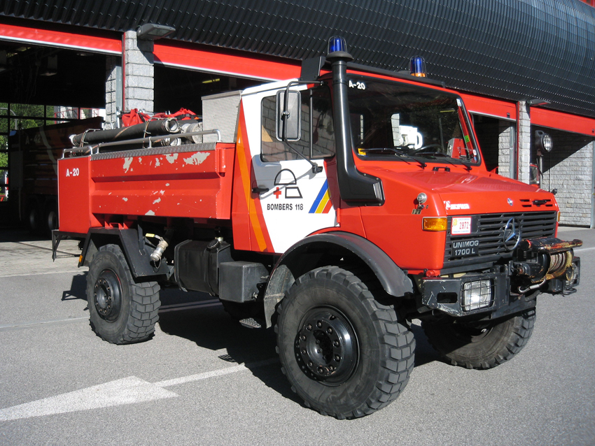 Camió de bombers 4x4
