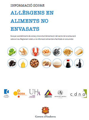 Informació sobre al·lèrgies i intoleràncies alimentàries