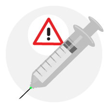 Es poden transmetre a través de la sang d'una persona infectada pel fet de compartir material d'injecció o utilitzar material contaminat per fer-se tatuatges o pírcings. (Ex: hepatitis B, infecció pel VIH).