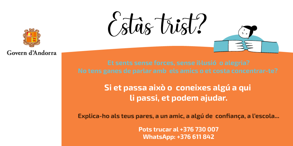 Estàs trist?