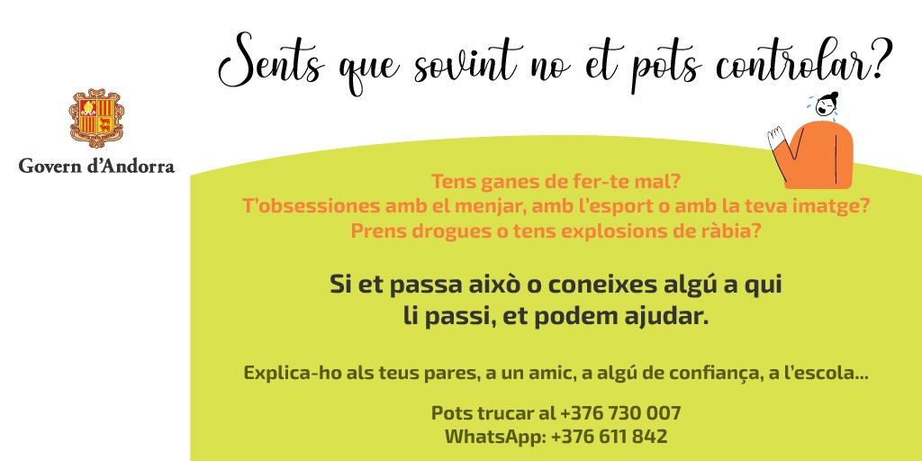 Sents que sovint no et pots controlar?