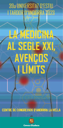 Cartel 39ª Universitat d'Estiu i Tardor d'Andorra 2023