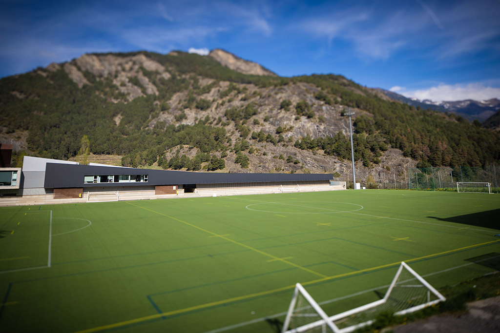 Camp d’esports de gespa artificial