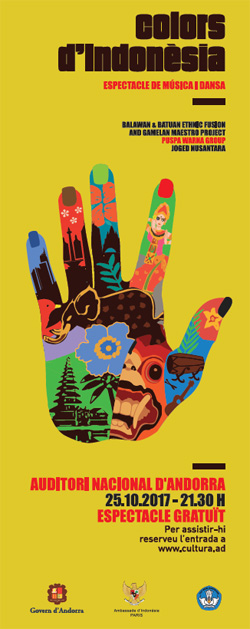 Cartell Colors d'Indonèsia