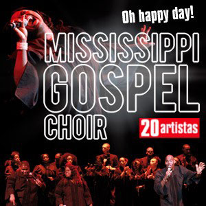 Cartell Mississippi Gospel Choir. Nadal a ritme de gòspel