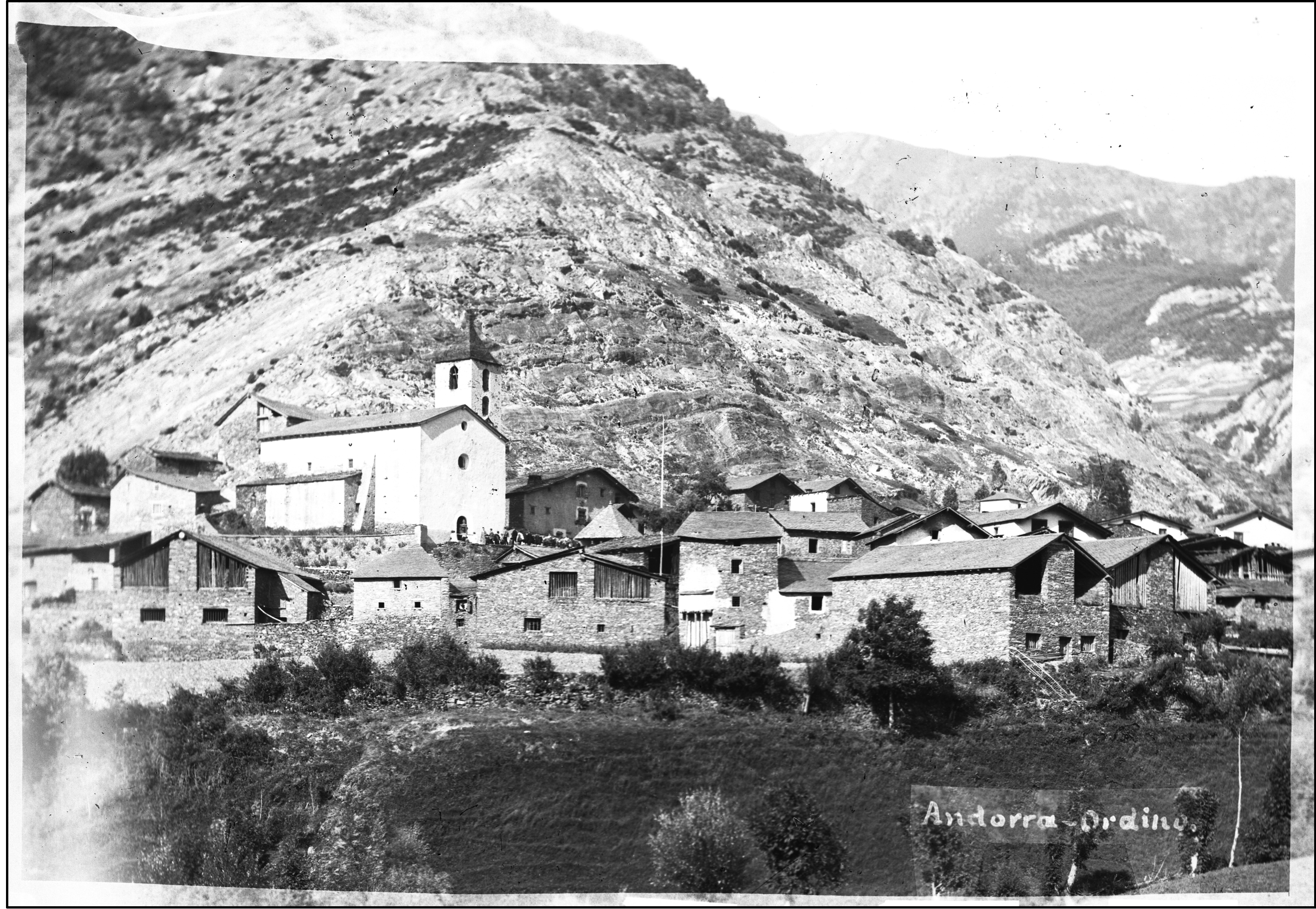 FGP-159: Ordino, vista parcial del poble