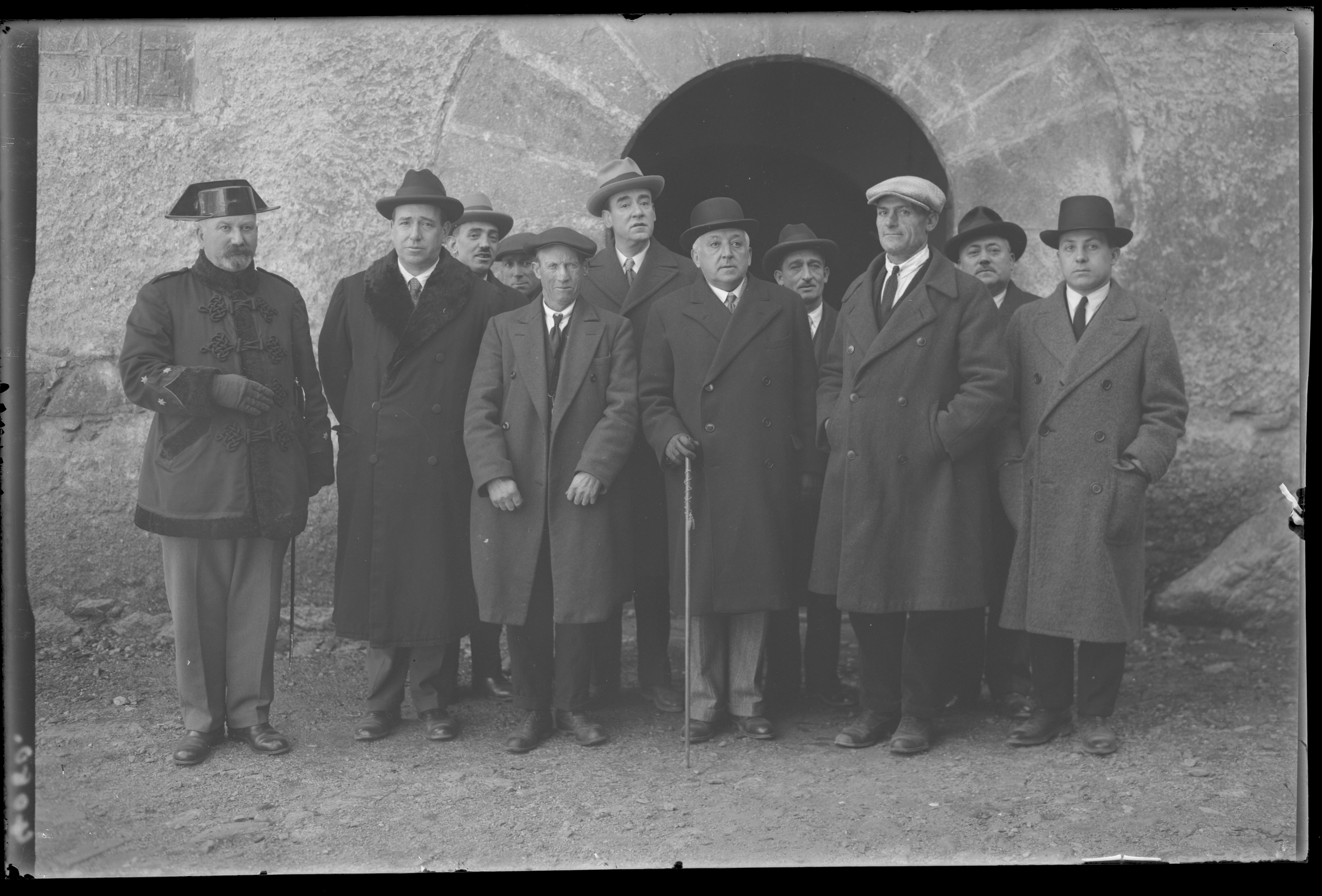 FGP-302: Fotografia oficial d'una visita a la Casa de la Vall