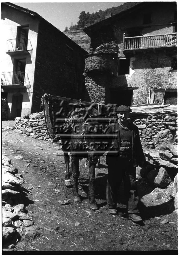 FL 245: Un home amb un matxo carregat amb àrguens