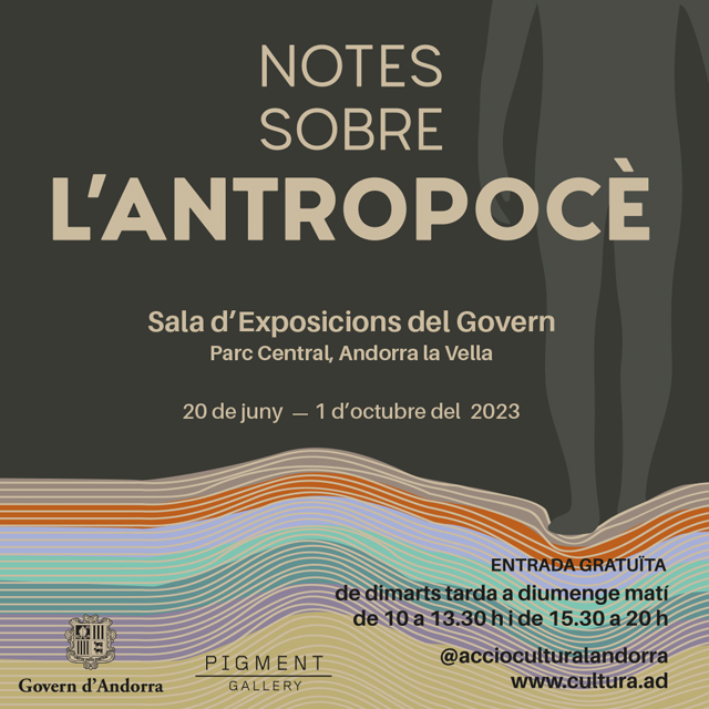 Cartell exposició Notes sobre l'Antropocè