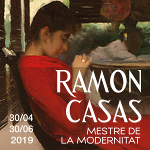 Cartell exposició Ramon Casas, mestre de la modernitat