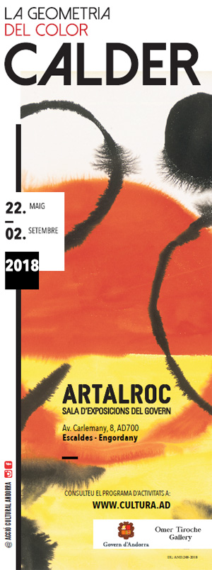 Cartell exposició Calder. La geometria del color