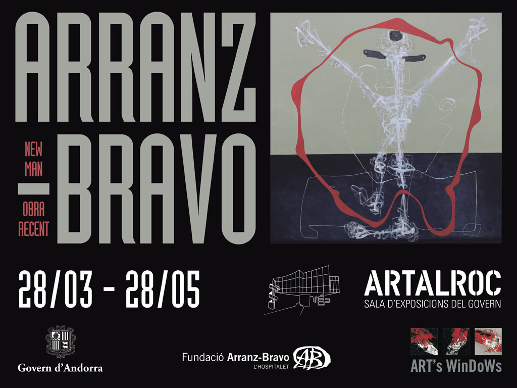 Cartell exposició Arranz-Bravo. New Man
