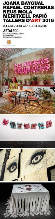 Cartell exposició Mostra Tallers d'Art 2016