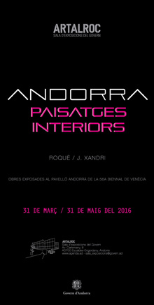 Cartell exposició Andorra, paisatges interiors