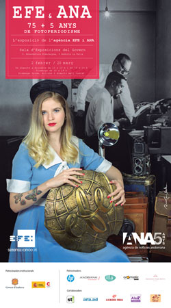 Cartell exposició 75+5 anys de fotoperiodisme