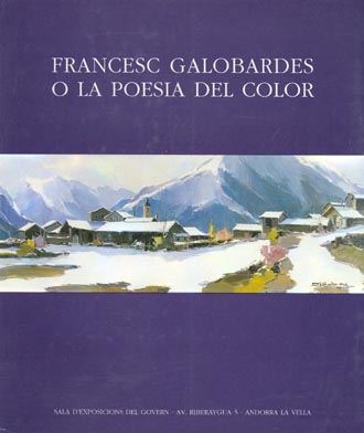 Portada catàleg Francesc Galobardes o la poesia del color