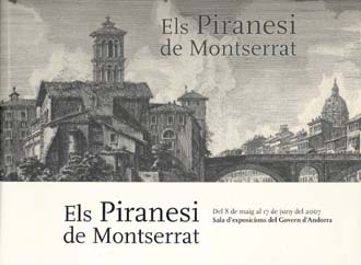 Portada catàleg Els Piranesi de Montserrat