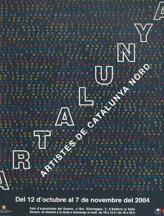 Portada catàleg Artalunya. Artistes de Catalunya Nord