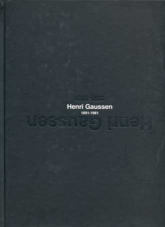 Portada catàleg Henri Gaussen 1891-1981