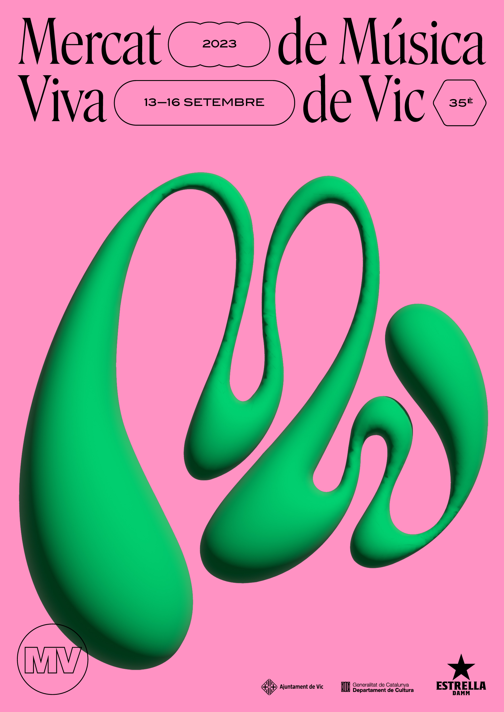 Cartell 35a edició Mercat de Música Viva de Vic