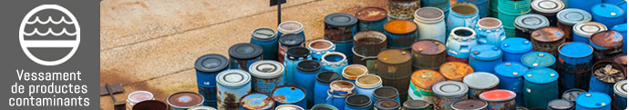 Vessament de productes contaminants