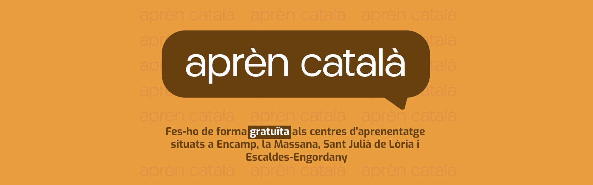Aprèn català als centres d'aprenentatge del Govern