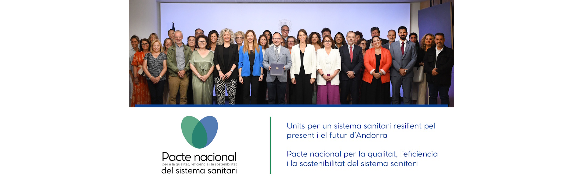 Pacte nacional per la qualitat, l’eficiència i la sostenibilitat del sistema sanitari.