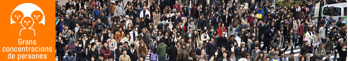 Grans concentracions de persones