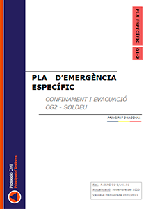 Portada Pla d'emergència específic GC2-Soldeu
