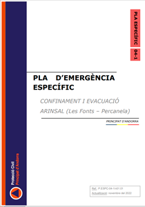 Portada d'emergència específic Arinsal