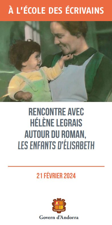 Trobada amb Hélène Legrais a l'entorn del llibre « Les enfants d'Élisabeth »