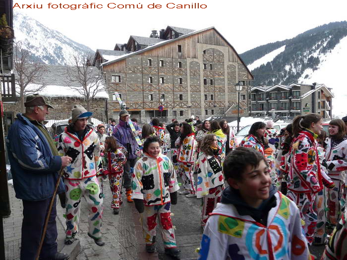 Imagen de Els arlequins del Carnaval de Canillo