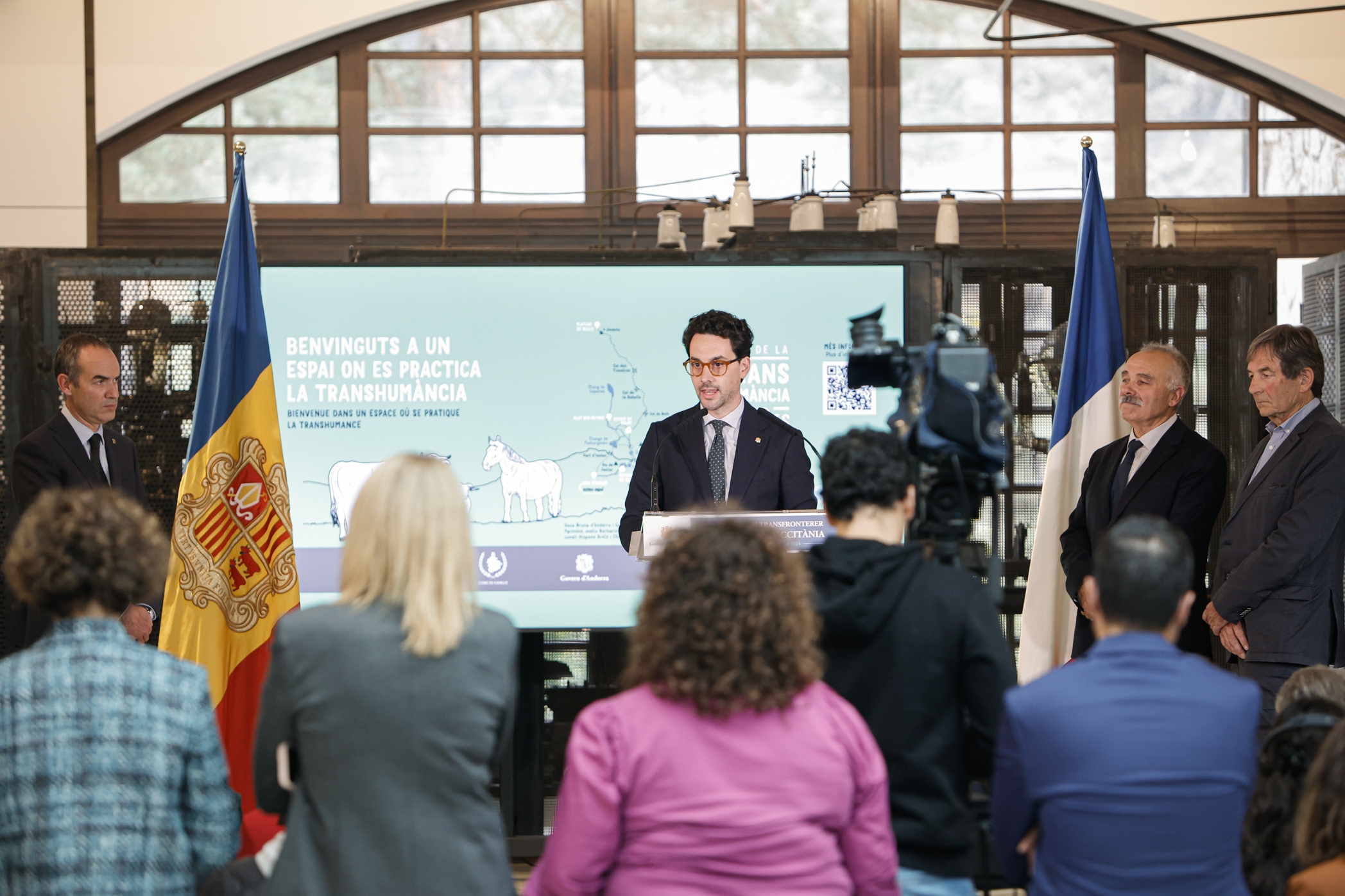 Andorra i França inauguren el camí de la transhumància que transcorre entre la Vall d'Incles i el Plateau de Beille