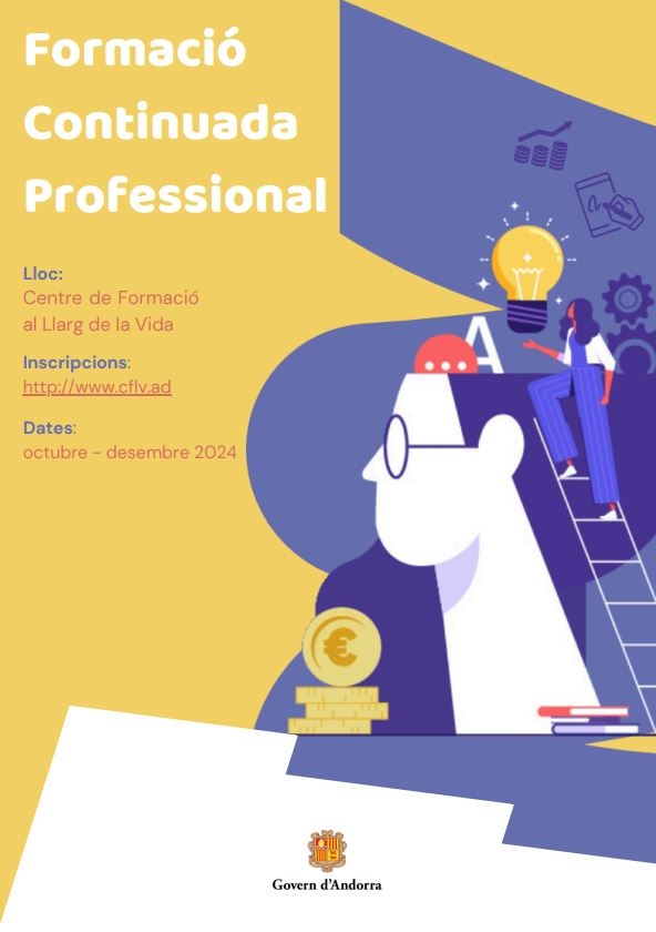 S’obre el període d’inscripció dels cursos que s’inicien a l’octubre del Centre de Formació al Llarg de la Vida