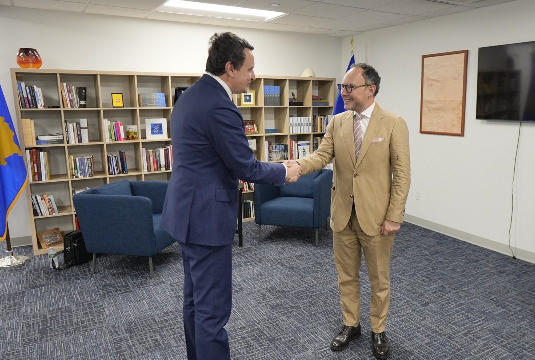 Primera trobada del cap de Govern, Xavier Espot, amb el primer ministre de Portugal, Luís Montenegro