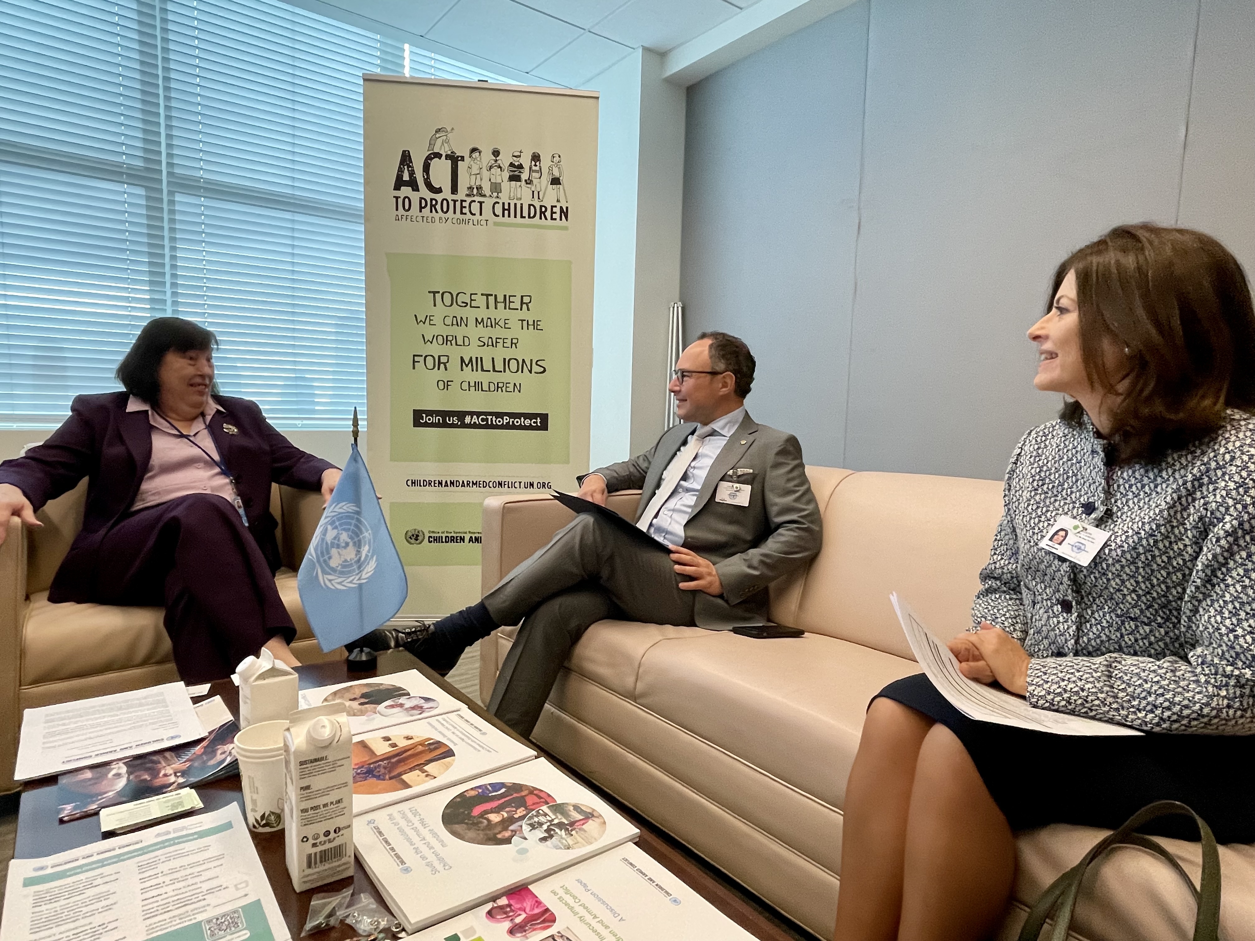 Espot i Tor refermen el suport d’Andorra a la representant especial de les Nacions Unides per als infants i els conflictes armats