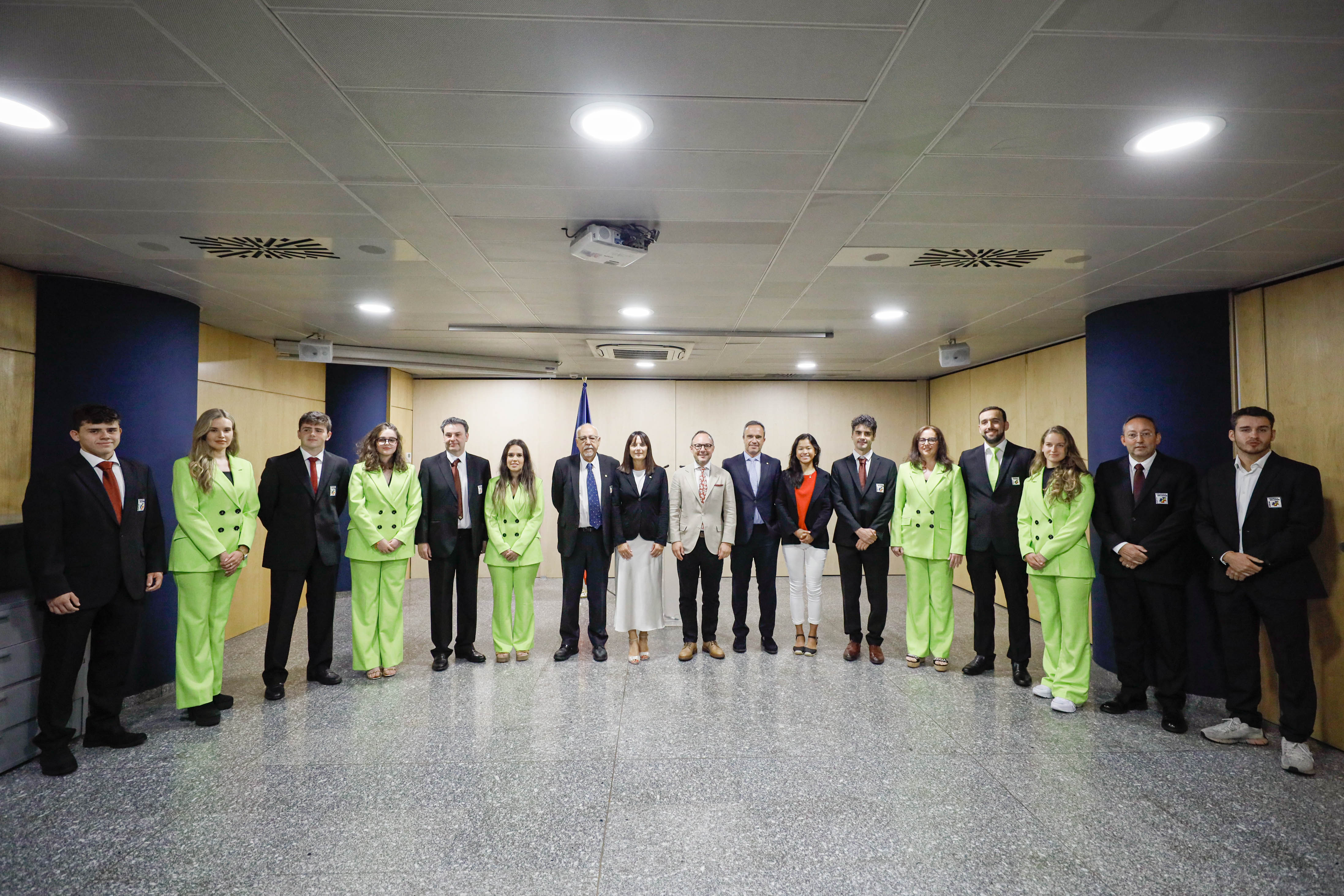 Recepció als participants de la 45a edició de les Olimpíades d’Escacs que se celebraran a Budapest aquest setembre