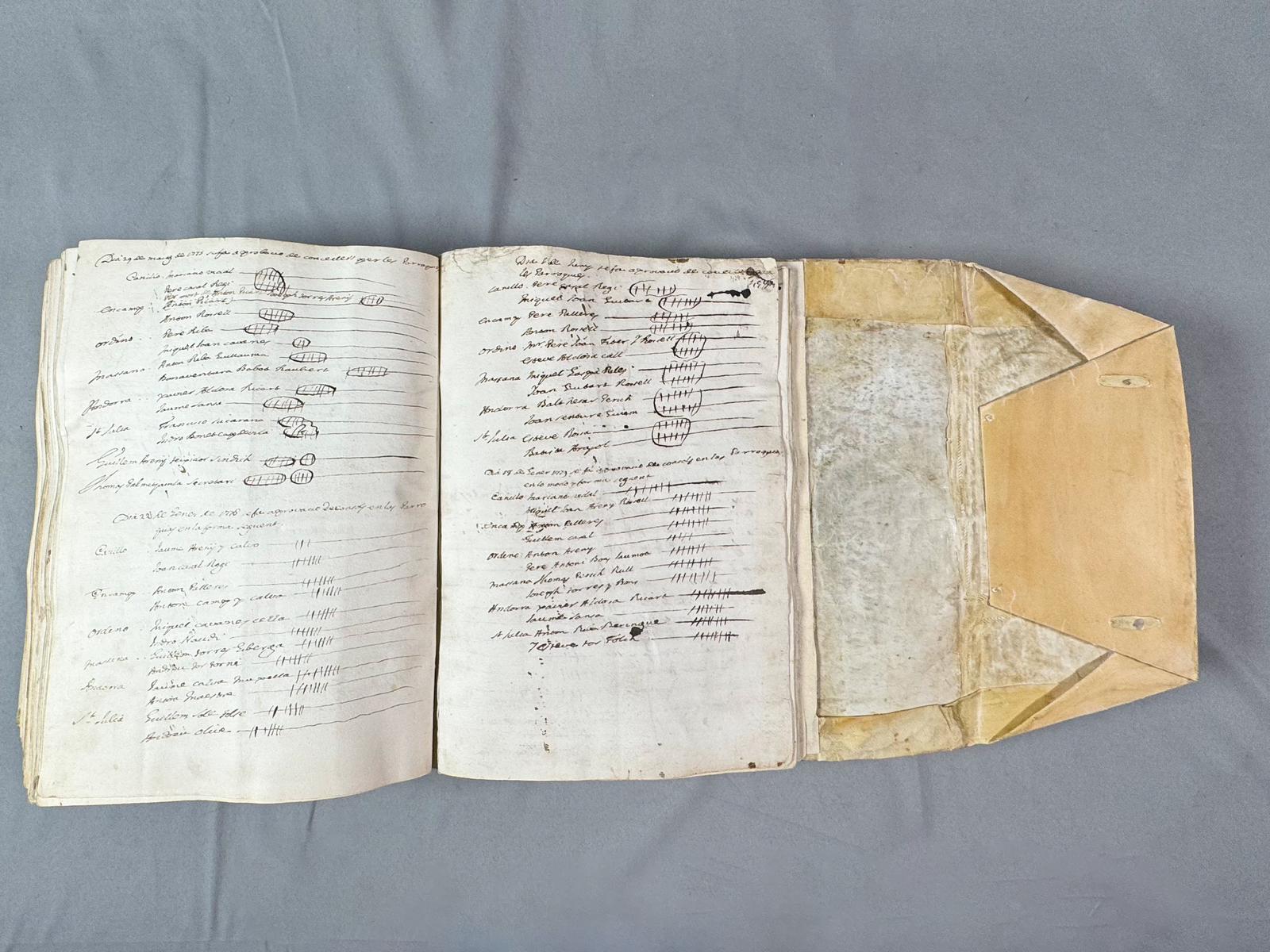 El llibre d’actes del Consell General del 1743 al 1864 ja es pot consultar en línia a la web de l’Arxiu Nacional