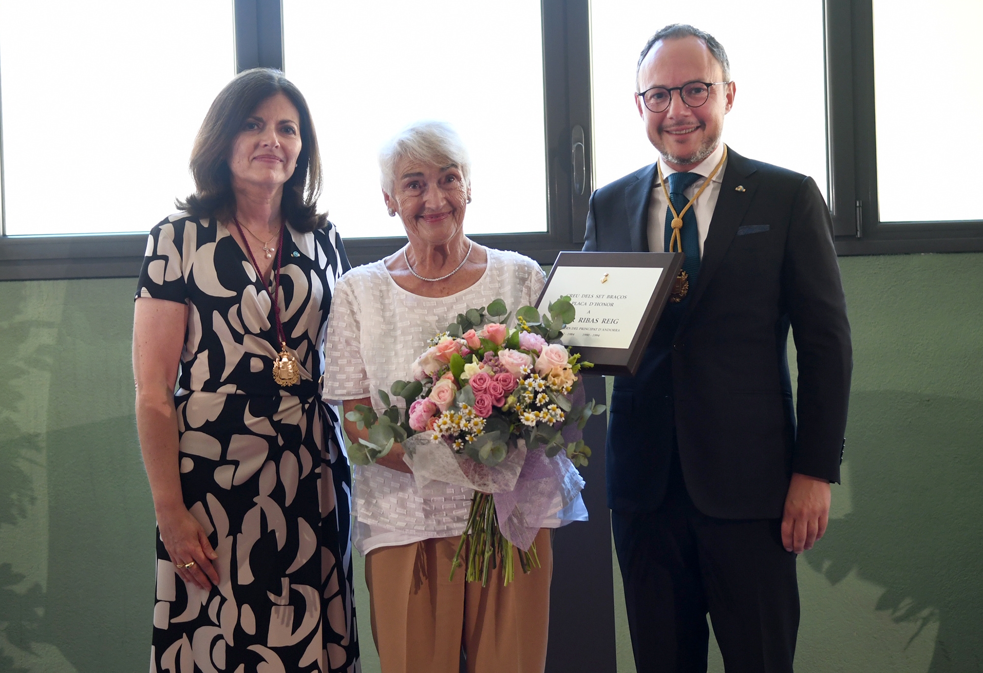 Concessió pòstuma de la Creu dels Set Braços a Òscar Ribas Reig