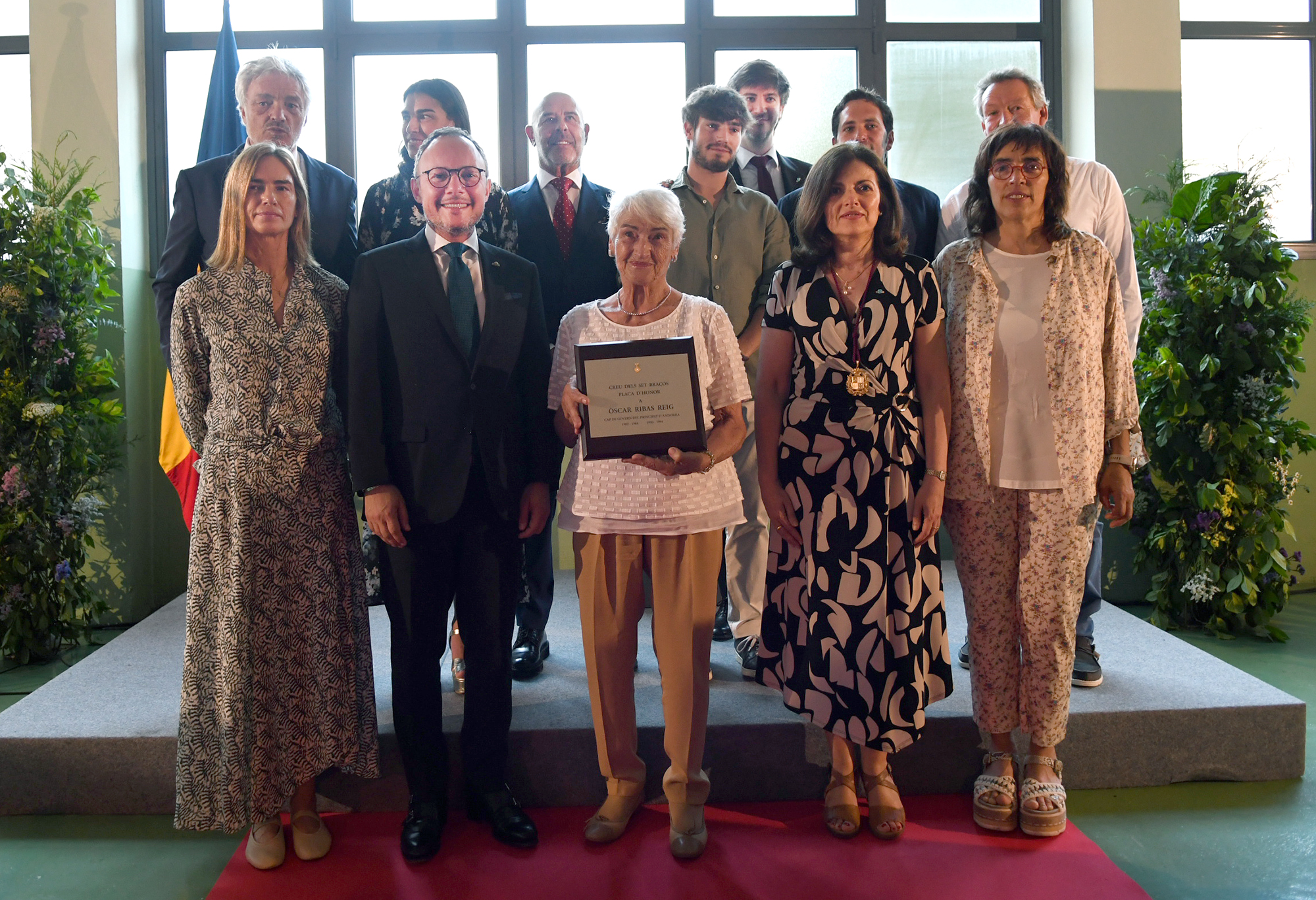 Concessió pòstuma de la Creu dels Set Braços a Òscar Ribas Reig