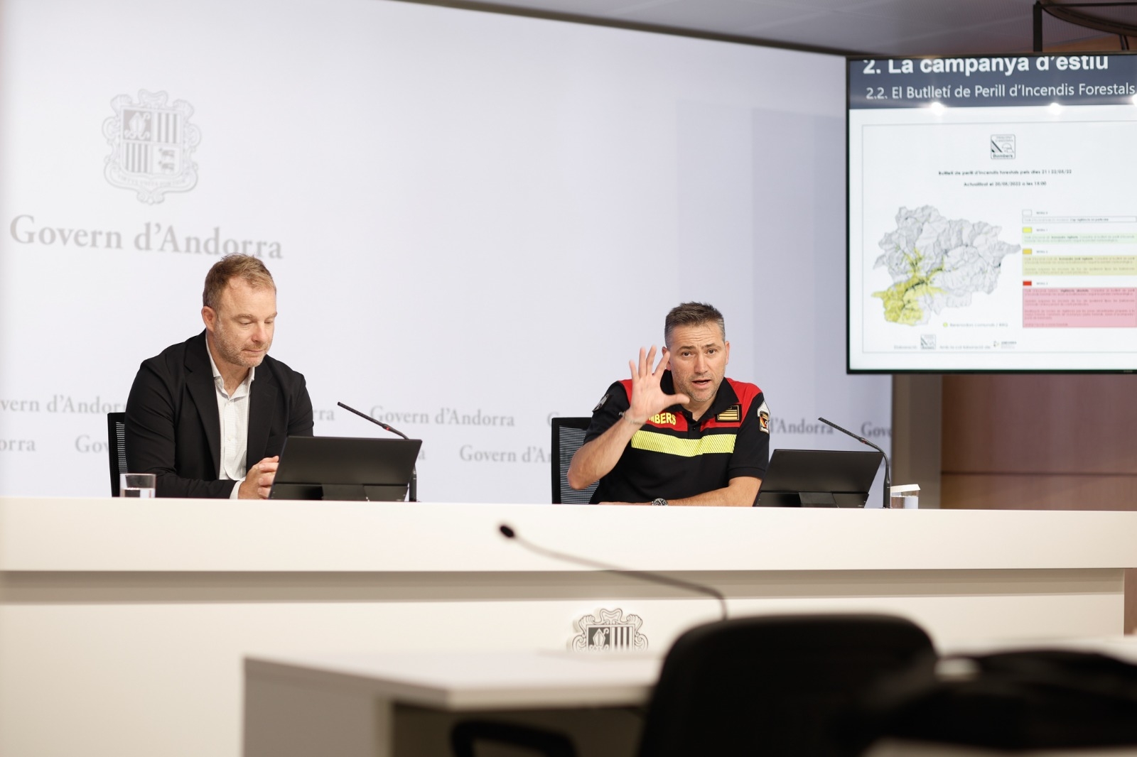 Protecció Civil i Bombers destaquen la importància de ser prudents en les activitats a la natura per evitar incendis forestals